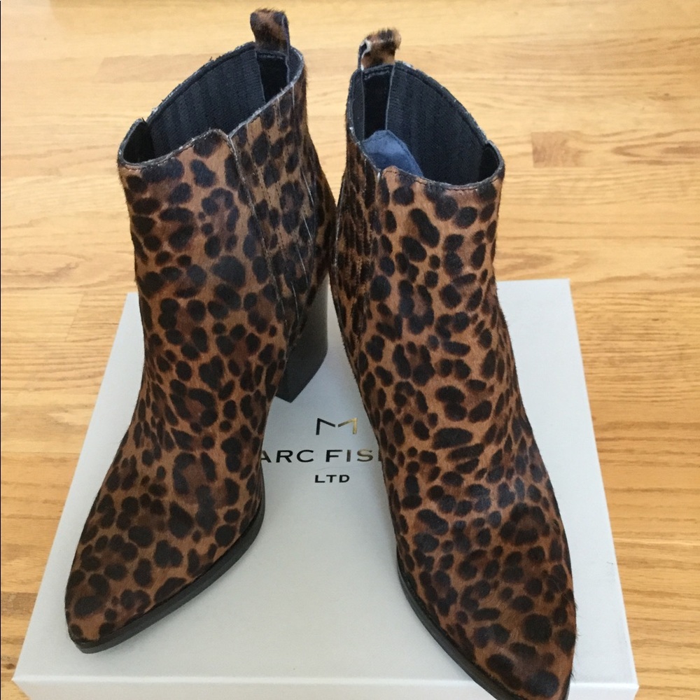 Marc Fisher LTD Alva Genuine Calf Hair Bootie, Fit is SZ 7